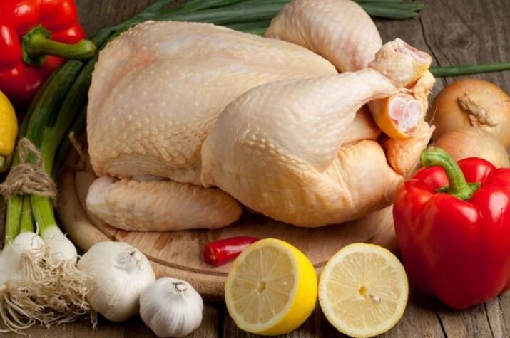 csirke és zöldségek prosztatagyulladásra